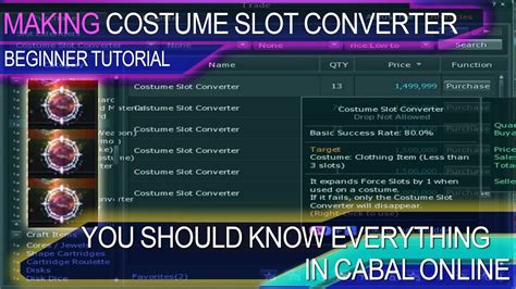 custume slot converter